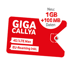 CallYa Smartphone Allnet Flat - Kostenlose Prepaid Freikarte von Vodafone