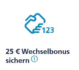 25 € Wechselbonus bei der o2 Freikarte