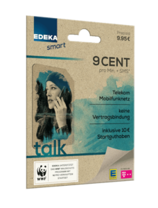 EDEKA smart Prepaid SIM-Karte inkl. 10 € Startguthaben